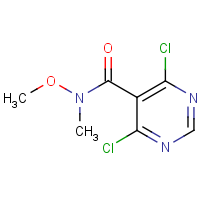 CAS: 1426904-70-2 | OR303235 | 4,6-Dichloro-N-methoxy-N-methylpyrimidine-5-carboxamide