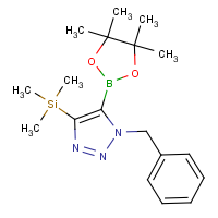 CAS: 1130489-19-8 | OR303324 | 1-Benzyl-5-(4,4,5,5-tetramethyl-1,3,2-dioxaborolan-2-yl)-4-(trimethylsilyl)-1H-1,2,3-triazole