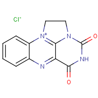 CAS: 114853-42-8 | OR303329 | 4,6-Dioxo-2,4,5,6-tetrahydro-1H-benzo[g]imidazo[1,2,3-ij]pteridin-12-ium chloride