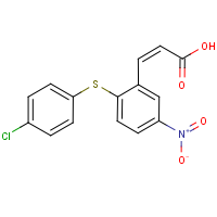 CAS:175278-51-0 | OR30333 | 3-{2-[(4-Chlorophenyl)thio]-5-nitrophenyl}acrylic acid