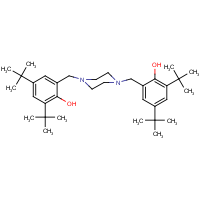 CAS:110546-20-8 | OR303343 | 2,2'-[(Piperazine-1,4-diyl)dimethanediyl]bis[4,6-bis(tert-butyl)phenol]