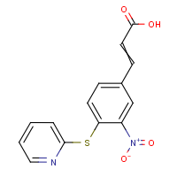 CAS: 175278-56-5 | OR30337 | 3-Nitro-4-(pyridin-2-ylthio)cinammic acid