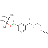 CAS:1073353-64-6 | OR303417 | [3-(2-Methoxyethylamine-1-carbonyl)phenyl]boronic acid pinacol ester