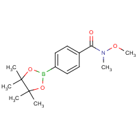 CAS:1073353-58-8 | OR303434 | N-Methoxy-N-methyl-4-(tetramethyl-1,3,2-dioxaborolan-2-yl)benzamide