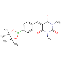 CAS: 1218790-48-7 | OR303451 | 1,3-Dimethyl-5-[4-(4,4,5,5-tetramethyl-[1,3,2]dioxaborolan-2-yl)-benzylidene]-pyrimidine-2,4,6-trion