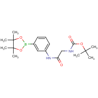 CAS: 1257651-17-4 | OR303460 | tert-Butyl (2-oxo-2-{[3-(4,4,5,5-tetramethyl-1,3,2-dioxaborolan-2-yl)phenyl]amino}ethyl)carbamate