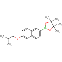 CAS:1363386-57-5 | OR303462 | 2-(6-Isobutoxy-naphthalen-2-yl)-4,4,5,5-tetramethyl-[1,3,2]dioxaborolane