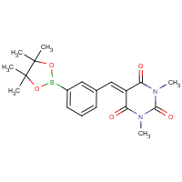 CAS: | OR303466 | 1,3-Dimethyl-5-[3-(4,4,5,5-tetramethyl-[1,3,2]dioxaborolan-2-yl)-benzylidene]-pyrimidine-2,4,6-trione