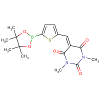 CAS: | OR303472 | 1,3-Dimethyl-5-[5-(4,4,5,5-tetramethyl-[1,3,2]dioxaborolan-2-yl)-thiophen-2-ylmethylene]-pyrimidine-