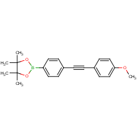 CAS:1190376-24-9 | OR303479 | 2-[4-(4-Methoxy-phenylethynyl)-phenyl]-4,4,5,5-tetramethyl-[1,3,2]dioxaborolane