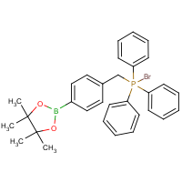 CAS:1169942-85-1 | OR303480 | Bromotriphenyl(4-(4,4,5,5-tetramethyl-1,3,2-dioxaborolan-2-yl)benzyl)phosphorane