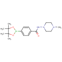 CAS: 879486-21-2 | OR303481 | [4-(1'-Amino-4'-methylpiperazine-1-carbonyl)phenyl] boronic acid pinacol ester