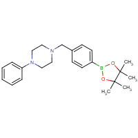 CAS: | OR303491 | 1-Phenyl-4-[4-(4,4,5,5-tetramethyl-[1,3,2]dioxaborolan-2-yl)-benzyl]-piperazine