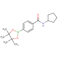 CAS: 933987-10-1 | OR303507 | N-Cyclopentyl-4-(4,4,5,5-tetramethyl-1,3,2-dioxaborolan-2-yl)benzamide