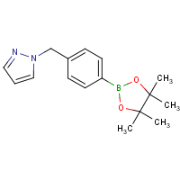 CAS:  | OR303509 | 1-[4-(4,4,5,5-Tetramethyl-[1,3,2]dioxaborolan-2-yl)-benzyl]-1H-pyrazole