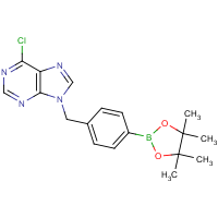 CAS: | OR303535 | (4-((6-Chloro-9H-purin-9-yl)methyl)phenyl)boronic acid pinacol ester