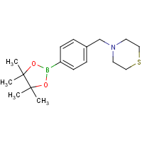 CAS: | OR303536 | 4-{[4-(Tetramethyl-1,3,2-dioxaborolan-2-yl)phenyl]methyl}thiomorpholine