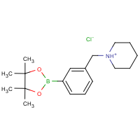 CAS: 1021186-08-2 | OR303546 | 1-{[3-(Tetramethyl-1,3,2-dioxaborolan-2-yl)phenyl]methyl}piperidin-1-ium chloride