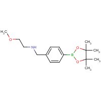CAS:  | OR303569 | 2-Methoxy-N-(4-(4,4,5,5-tetramethyl-1,3,2-dioxaborolan-2-yl)benzyl)ethanamine