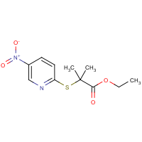 CAS:952183-11-8 | OR303637 | Ethyl 2-methyl-2-[(5-nitro-2-pyridinyl)sulfanyl]propanoate