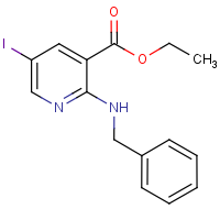 CAS:1190198-19-6 | OR303760 | Ethyl 2-(benzylamino)-5-iodonicotinate