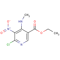 CAS: 925427-22-1 | OR303767 | Ethyl 6-chloro-4-(methylamino)-5-nitropyridine-3-carboxylate