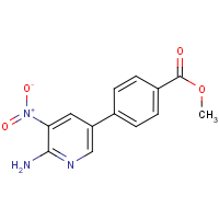 CAS: 1206523-75-2 | OR303773 | Methyl 4-(6-amino-5-nitro-3-pyridinyl)benzenecarboxylate