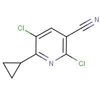 CAS: 1135283-17-8 | OR303802 | 2,5-Dichloro-6-cyclopropylnicotinonitrile
