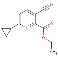 CAS:1221791-78-1 | OR303807 | Ethyl 3-cyano-6-cyclopropyl-2-pyridinecarboxylate