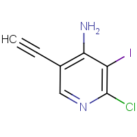 CAS: 1353877-92-5 | OR303816 | 2-Chloro-5-ethynyl-3-iodo-4-pyridinamine