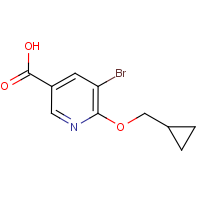 CAS: 912454-38-7 | OR303841 | 5-Bromo-6-(cyclopropylmethoxy)nicotinic acid