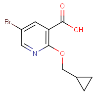 CAS: 1017782-57-8 | OR303842 | 5-Bromo-2-(cyclopropylmethoxy)nicotinic acid
