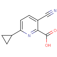 CAS: 1221791-98-5 | OR303855 | 3-Cyano-6-cyclopropyl-2-pyridinecarboxylic acid