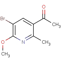 CAS: 1335113-01-3 | OR303868 | 1-(5-Bromo-6-methoxy-2-methylpyridin-3-yl)ethan-1-one