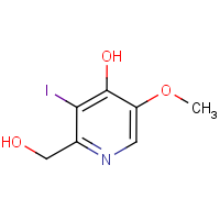 CAS: 1190198-17-4 | OR303881 | 2-(Hydroxymethyl)-3-iodo-5-methoxy-4-pyridinol