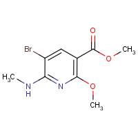 CAS:187480-15-5 | OR303903 | Methyl 5-bromo-2-methoxy-6-(methylamino)nicotinate