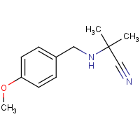 CAS:68220-83-7 | OR303999 | 2-{[(4-Methoxyphenyl)methyl]amino}-2-methylpropanenitrile