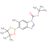 CAS: 631912-39-5 | OR305022 | tert-Butyl 6-methyl-5-(4,4,5,5-tetramethyl-1,3,2-dioxaborolan-2-yl)-1H-benzimidazole-1-carboxylate