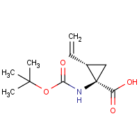 CAS: 159622-10-3 | OR305053 | (1R,2S)-1-[(tert-Butoxycarbonyl)amino]-2-ethenylcyclopropanecarboxylic acid