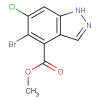 CAS: 1037841-34-1 | OR305113 | Methyl 5-bromo-6-chloro-1H-indazole-4-carboxylate
