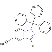 CAS: 1403667-52-6 | OR305146 | 3-Bromo-5-ethynyl-1-trityl-1H-indazole