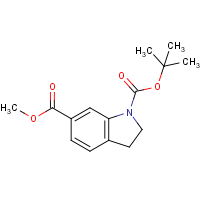 CAS:1220039-51-9 | OR305249 | 1-tert-Butyl 6-methyl 2,3-dihydro-1H-indole-1,6-dicarboxylate