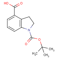 CAS: 208774-11-2 | OR305254 | 2,3-Dihydro-1H-indole-4-carboxylic acid, N-BOC protected