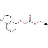 CAS:947382-57-2 | OR305257 | Ethyl (2,3-dihydro-1H-indol-4-yloxy)acetate