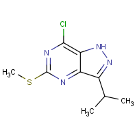 CAS: 1289139-31-6 | OR305319 | 7-Chloro-5-(methylsulfanyl)-3-(propan-2-yl)-1H-pyrazolo[4,3-d]pyrimidine