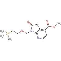 CAS:1643461-07-7 | OR305350 | Methyl 2-oxo-1-{[2-(trimethylsilyl)ethoxy]methyl}-2,3-dihydro-1H-pyrrolo[2,3-b]pyridine-4-carboxylate