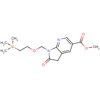 CAS:1190317-75-9 | OR305351 | Methyl 2-oxo-1-{[2-(trimethylsilyl)ethoxy]methyl}-2,3-dihydro-1H-pyrrolo[2,3-b]pyridine-5-carboxylate