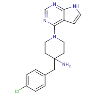 CAS: 885499-61-6 | OR305371 | 4-(4-Chlorobenzyl)-1-(7H-pyrrolo[2,3-d]pyrimidin-4-yl)piperidin-4-amine