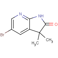 CAS: 1263280-06-3 | OR305541 | 5-Bromo-3,3-dimethyl-1,3-dihydro-2H-pyrrolo[2,3-b]pyridin-2-one