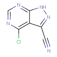 CAS: 1004991-91-6 | OR305555 | 4-Chloro-1H-pyrazolo[3,4-d]pyrimidine-3-carbonitrile
